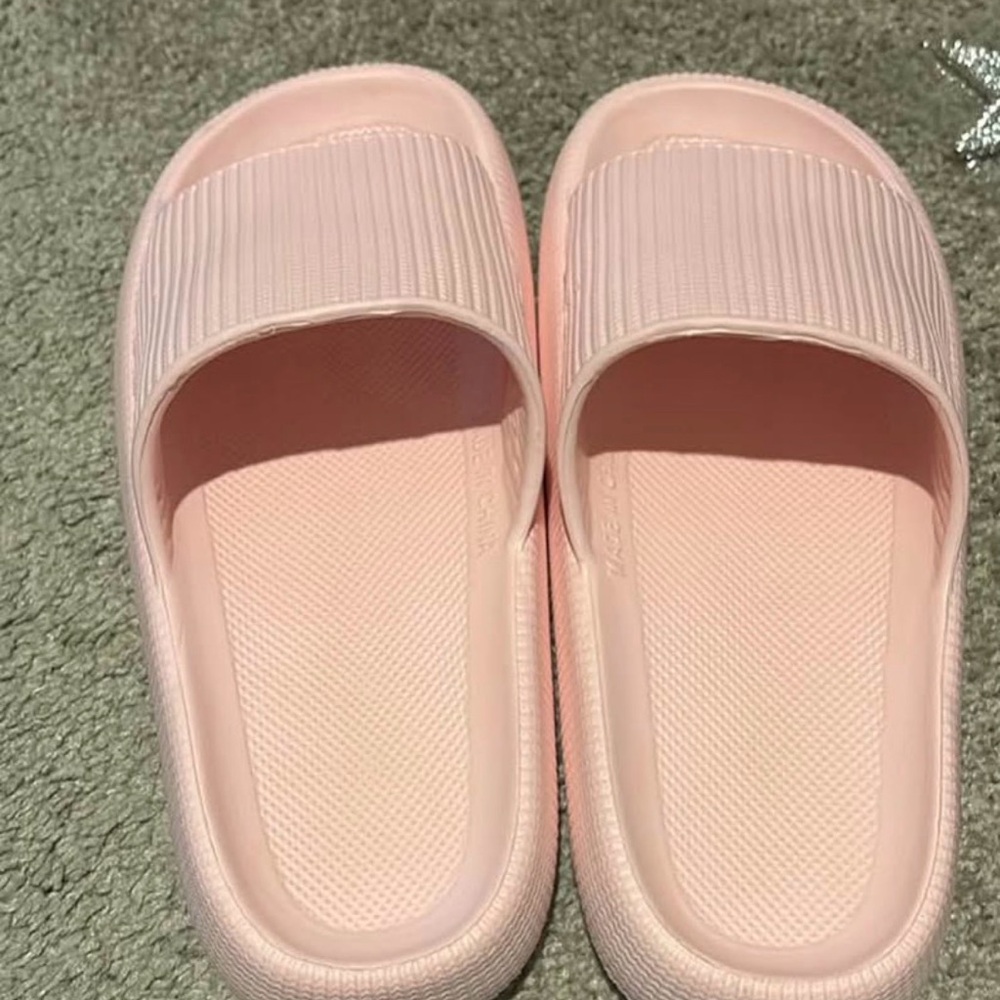 Women's Pink Slide Sandals
